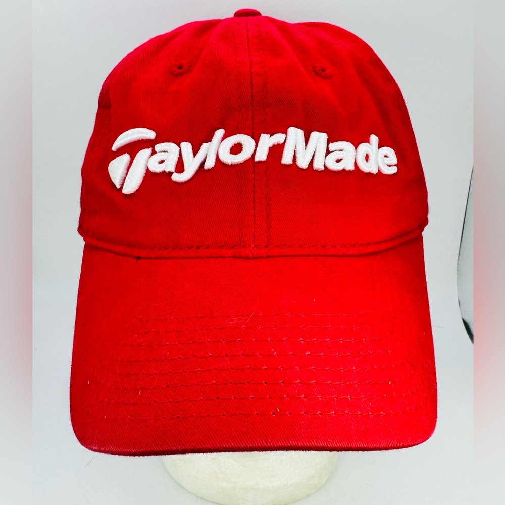 Taylormade New Era T-Max Gear Golf Cap Nebraska Huskers Strap Back OS Red